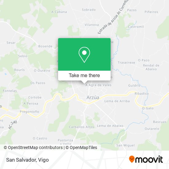 San Salvador map