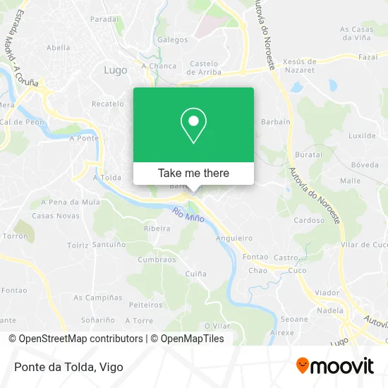 Ponte da Tolda map