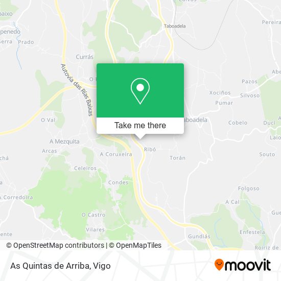 As Quintas de Arriba map