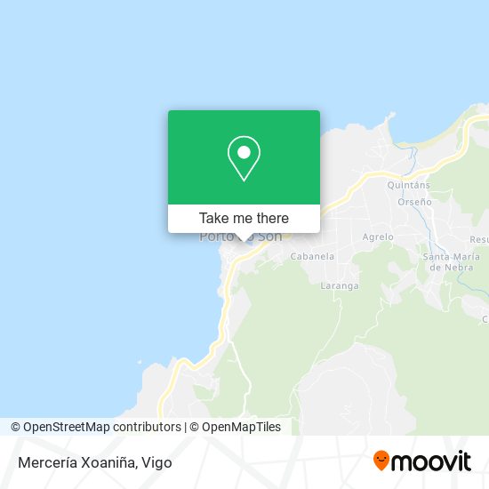 Mercería Xoaniña map