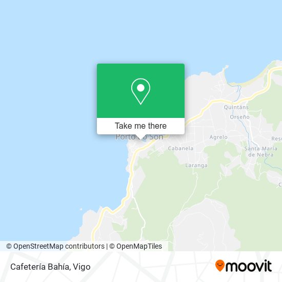 Cafetería Bahía map