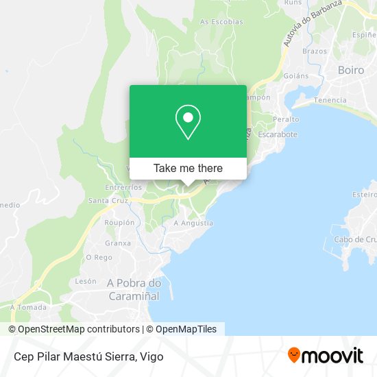 Cep Pilar Maestú Sierra map