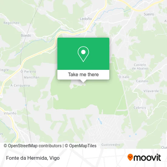 Fonte da Hermida map