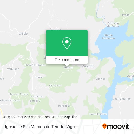 Igrexa de San Marcos de Teixido map