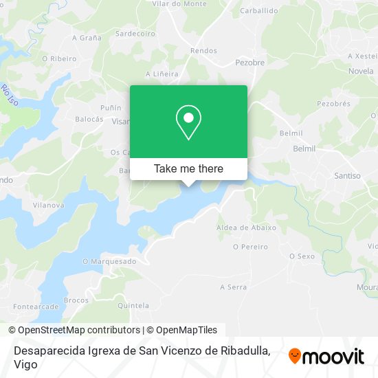 Desaparecida Igrexa de San Vicenzo de Ribadulla map