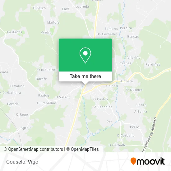 Couselo map