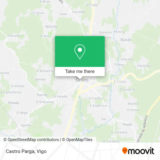 Castro Parga map