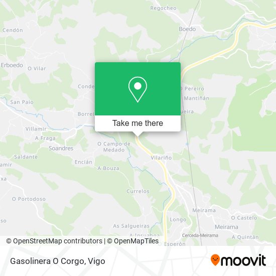 Gasolinera O Corgo map