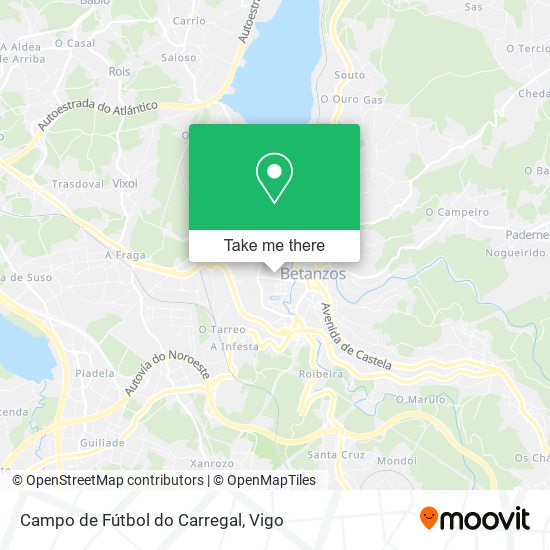 Campo de Fútbol do Carregal map
