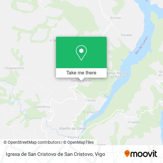 Igrexa de San Cristovo de San Cristovo map