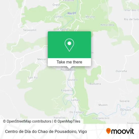 Centro de Día do Chao de Pousadoiro map
