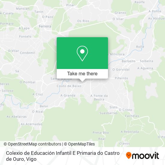 Colexio de Educación Infantil E Primaria do Castro de Ouro map