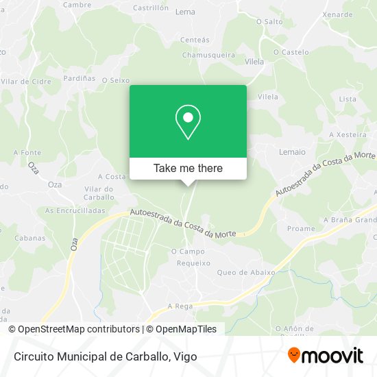 Circuito Municipal de Carballo map