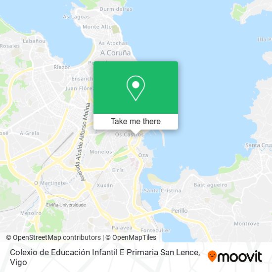 Colexio de Educación Infantil E Primaria San Lence map