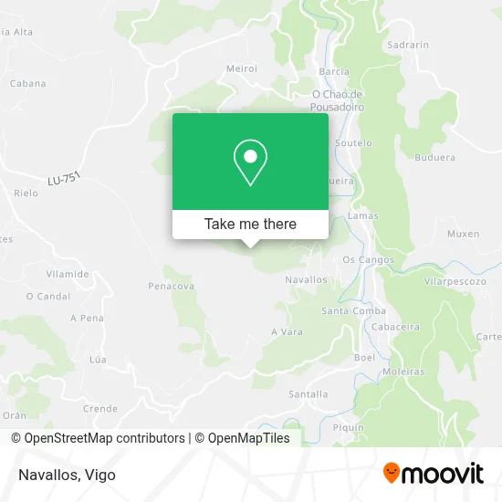 Navallos map