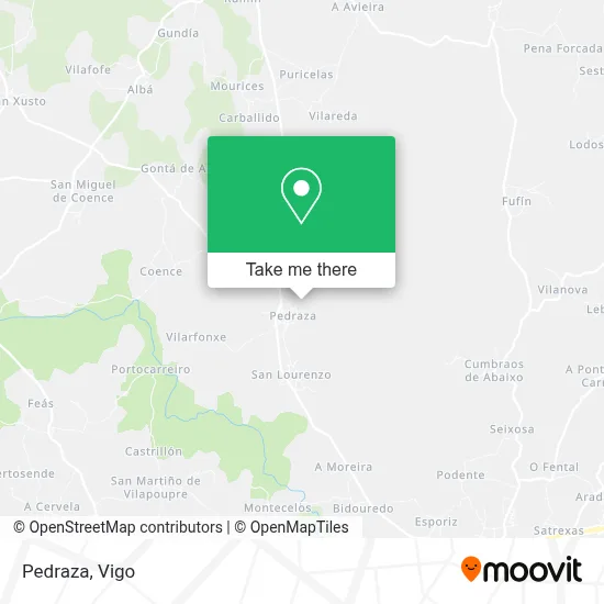 Pedraza map