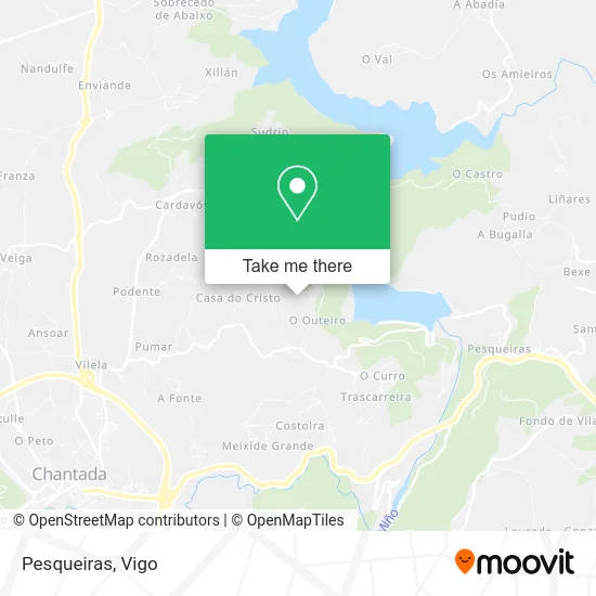Pesqueiras map