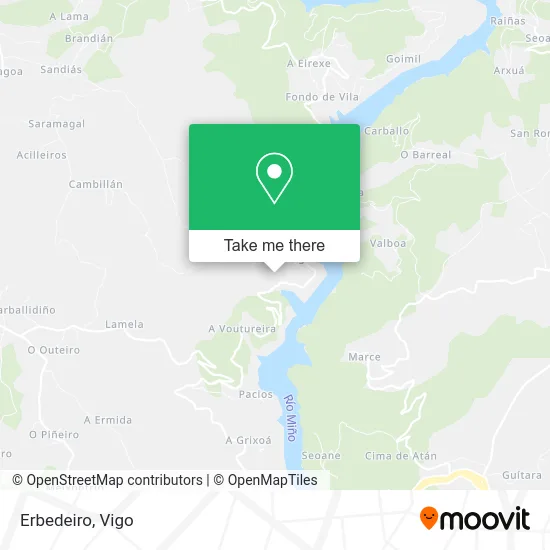 Erbedeiro map