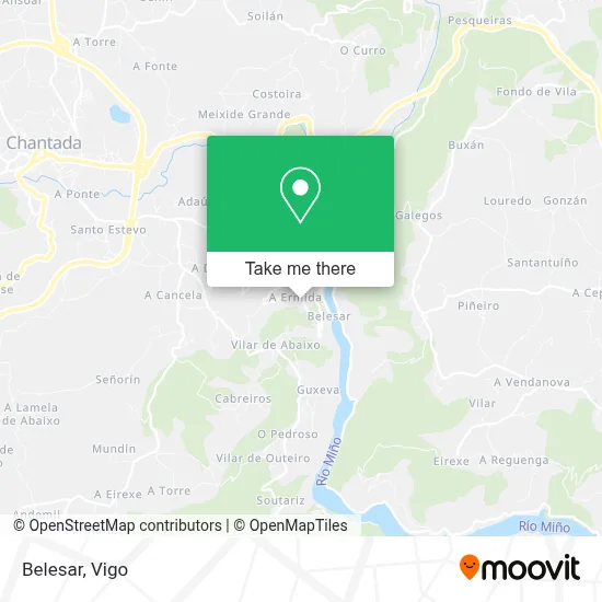 Belesar map