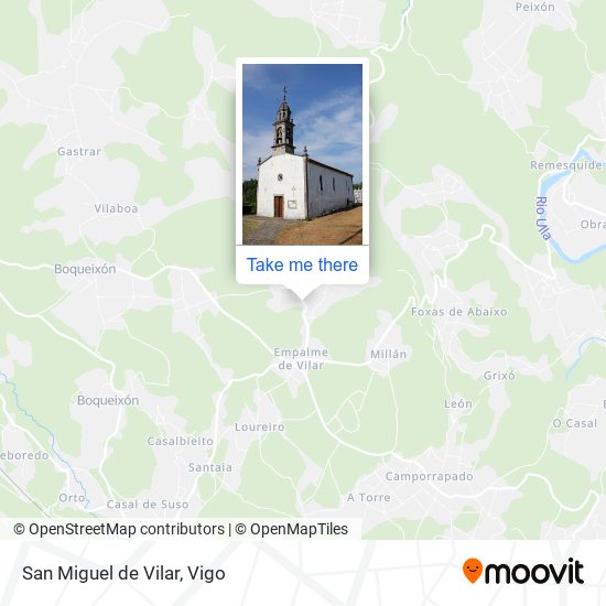 mapa San Miguel de Vilar