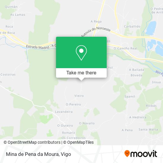 Mina de Pena da Moura map