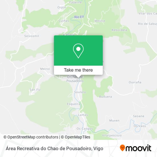 Área Recreativa do Chao de Pousadoiro map