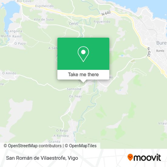 San Román de Vilaestrofe map