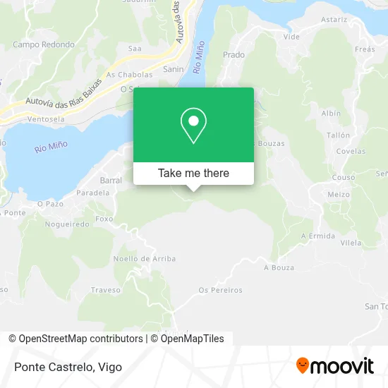 Ponte Castrelo map