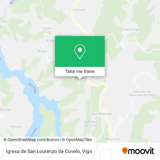 Igrexa de San Lourenzo de Covelo map