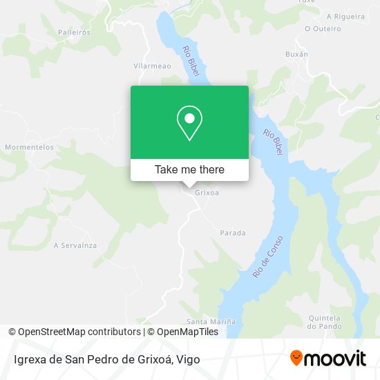 Igrexa de San Pedro de Grixoá map