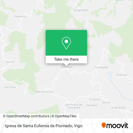 Igrexa de Santa Eufemia de Piornedo map