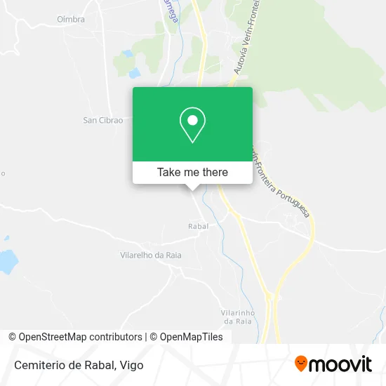 Cemiterio de Rabal map