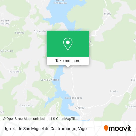 Igrexa de San Miguel de Castromarigo map