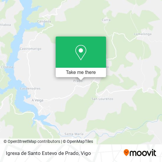 Igrexa de Santo Estevo de Prado map