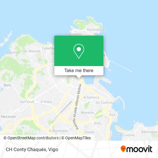 CH Conty Chaqués map