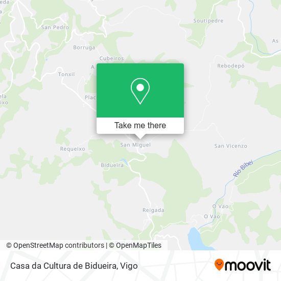 Casa da Cultura de Bidueira map