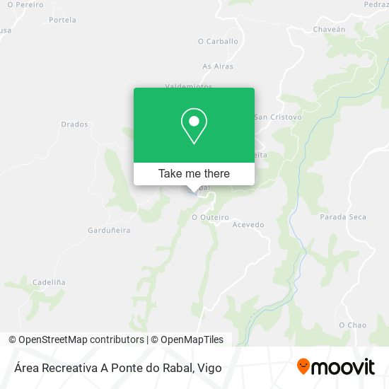 Área Recreativa A Ponte do Rabal map