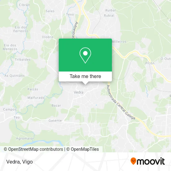 Vedra map