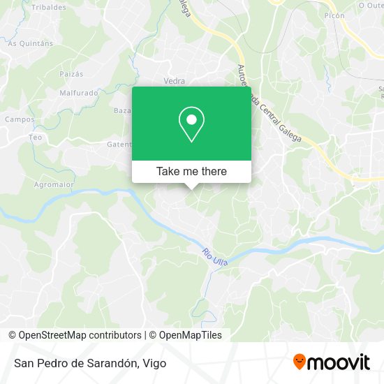 San Pedro de Sarandón map