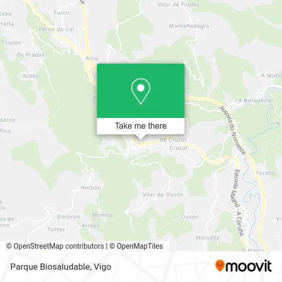 Parque Biosaludable map