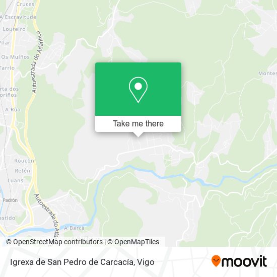 Igrexa de San Pedro de Carcacía map