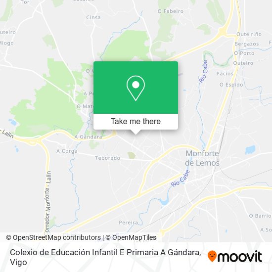 Colexio de Educación Infantil E Primaria A Gándara map