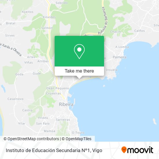 Instituto de Educación Secundaria Nº1 map