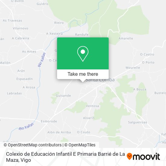 mapa Colexio de Educación Infantil E Primaria Barrié de La Maza