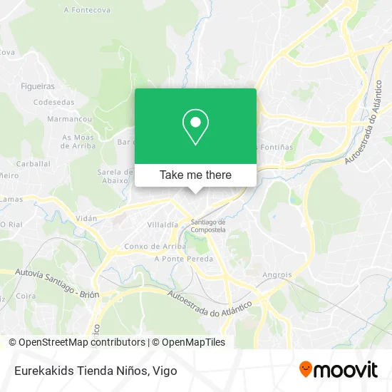 mapa Eurekakids Tienda Niños