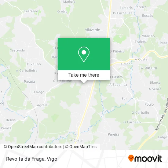 Revolta da Fraga map