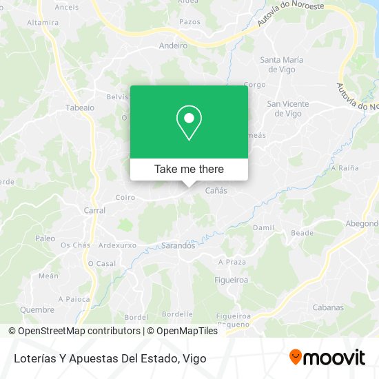 Loterías Y Apuestas Del Estado map