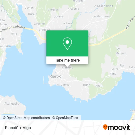 Rianxiño map