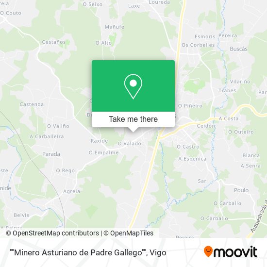 ""Minero Asturiano de Padre Gallego"" map