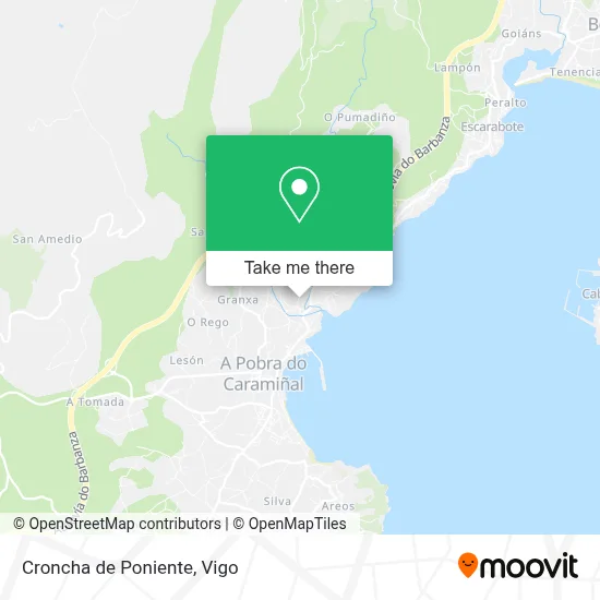 Croncha de Poniente map